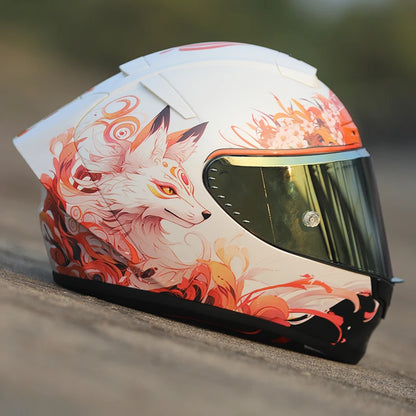 MKAN Full Face Motorcycle helmet Gumiho  helmet Riding Motocross Racing Motobike Helmet