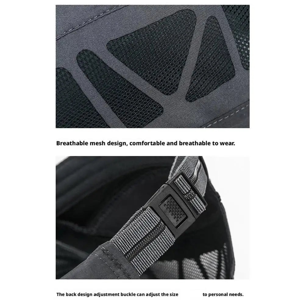 Sport Cap Lightweight Breathable Quick Dry Mesh Stead Hat With Adjustable Fit For Men Women Baseball Hat Golf Driving Cycling