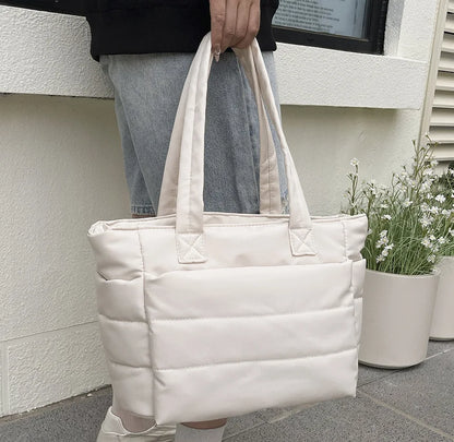 New Large Capacity Tote Bag Versatile Handbag for Women Commuting Bag Messenger Shoulder Bag Multiple Pockets Mummy Bag