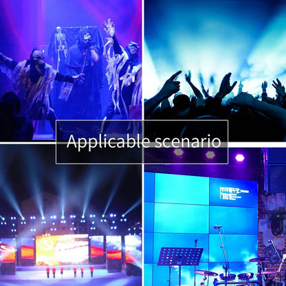 U'King 8Pcs 30W Square Par Lights 9X10W RGBW LEDs Stage Effect Lighting DMX512 Strobe Lights For DJ Show Concert Party KTV