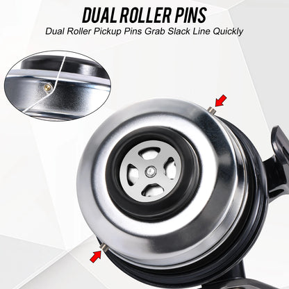 Sougayilang Colorful/Silver Fishing Reel 3.9:1 Gear Ratio&Double Roller Pin Paired with High Quality Ball Bearings Fishing Gear