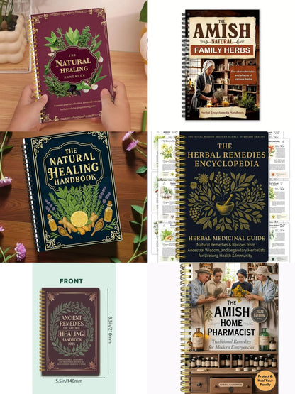 Natural Healing Guide Herbal Book, Step-by-step Recipes To Improve Heart Health, Blood Pressure and Concentration.