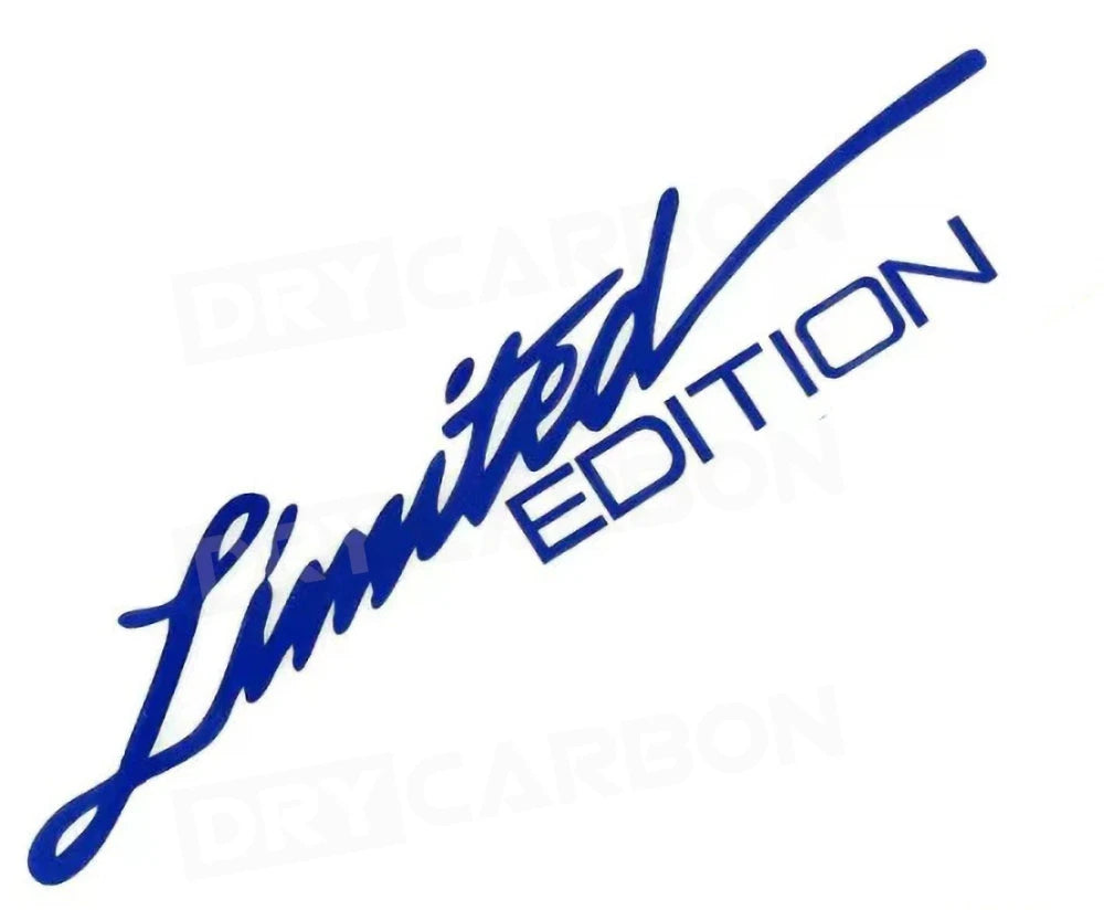 Personalized Limited Edition Stickers Reflective Car Stickers Creative Stickers Decal Window Decor Auto Bumper Sticker