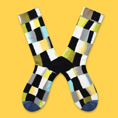 2024 Autumn and winter new socks female French plant series in high tide women's socks  designer socks