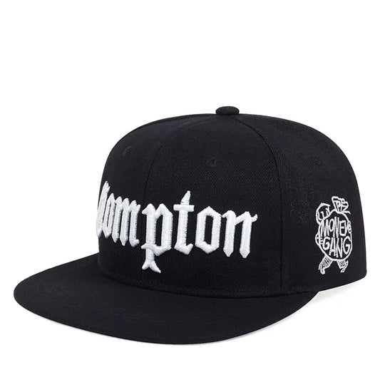 2025 New COMPTON CAP Street Dance Snapback Hat Hip Hop Headwear for Men Women Adult Outdoor Casual Sun Baseball Cap