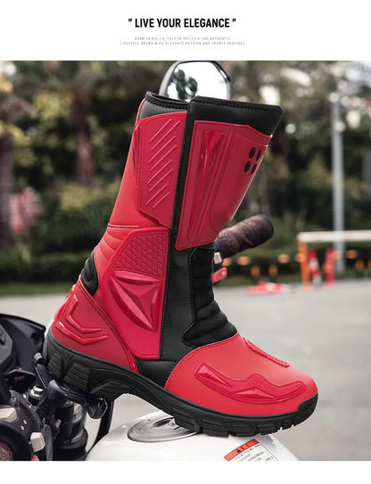 Motorcycle Shoes Riding Rider Motorcycle Boots Racing Travel Equipment Botas Para Moto Botas Moto Motorbike Boots Men