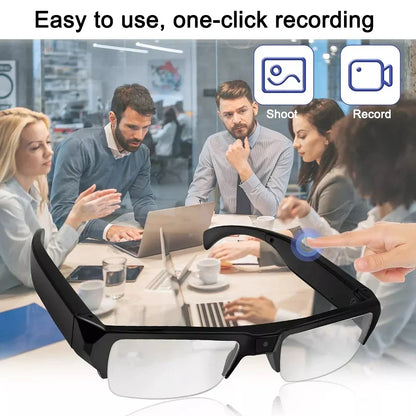 HD 1080P Mini Camera Meetings DVR Protable Glasses Cam Sports Video Small Outdoor Camcorder Conference Process Driving Etc