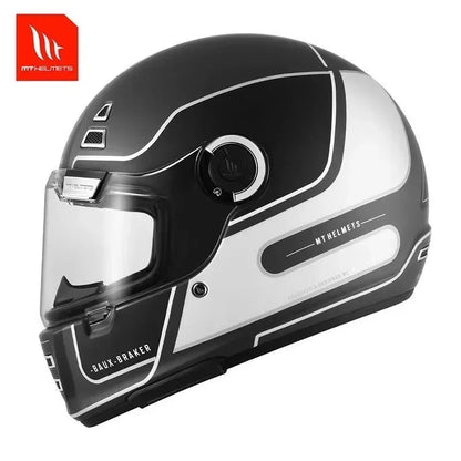 MT Jarama Retro Motorcycle Helmet DOT ECE Certification Full Face Racing Off Road Helmet Cascos Para Motos Capacete Casco Moto
