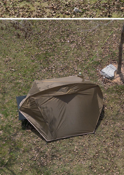 Lightweight Camping Camp bed Tent 1-2 Person Waterproof Sunproof Quick Setup 210D Oxford Backpacking Tent for Hiking Outdoor