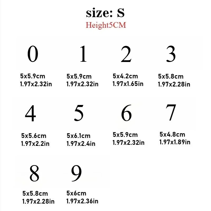 1PC Red Laser Motorcycle Stickers Arabic Numeral Waterproof for Motorbike Helmet Fuel Tank Mudguard Scooter Bodies Vinyl Decals