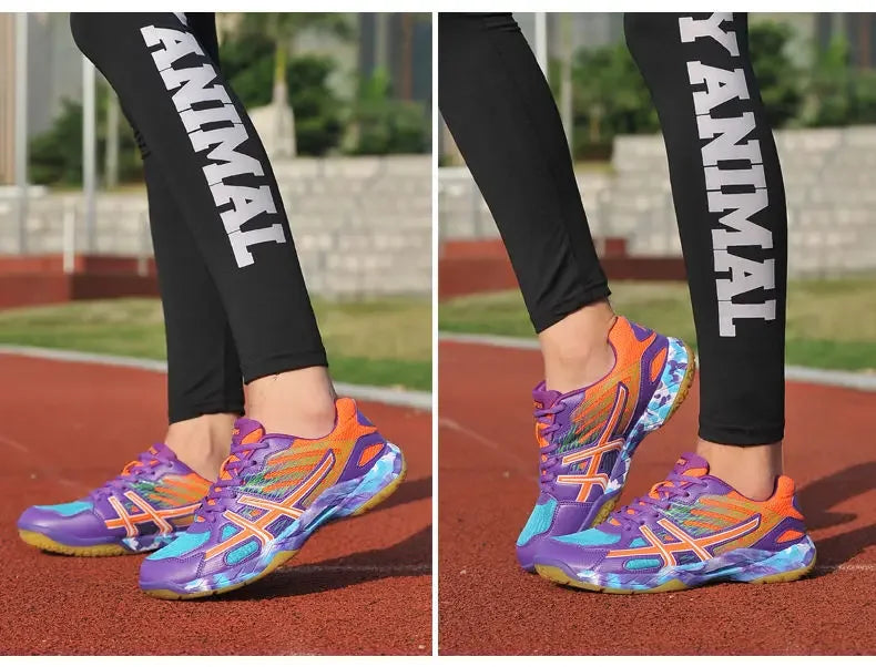 Women Sneakers Men Badminton Shoes Light Black Breathable Female Outdoor Sports Training Women Athletics Sports Pink