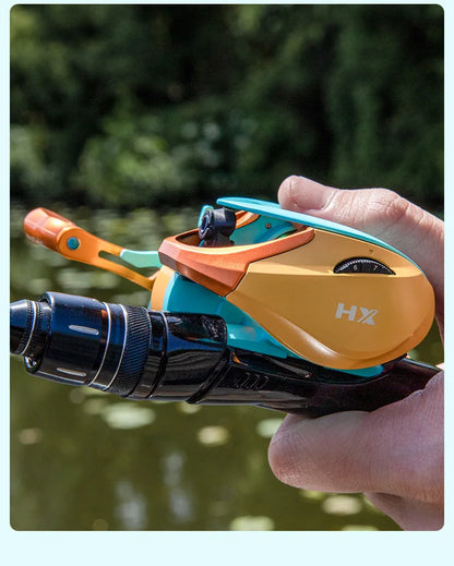 BILLINGS Baitcaster Reel,Ultralight Baitcasting Fishing Reel,7.2:1 Gear Ratio,Metal Spool,Max Darg 6KG,for Freshwater Saltwater
