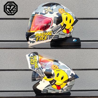 2025 High Quality Motorcycle Helmet Modular Flip Helmet Casco para Motos Dual Lens Full Helmet Casco para Motos DOT Approval