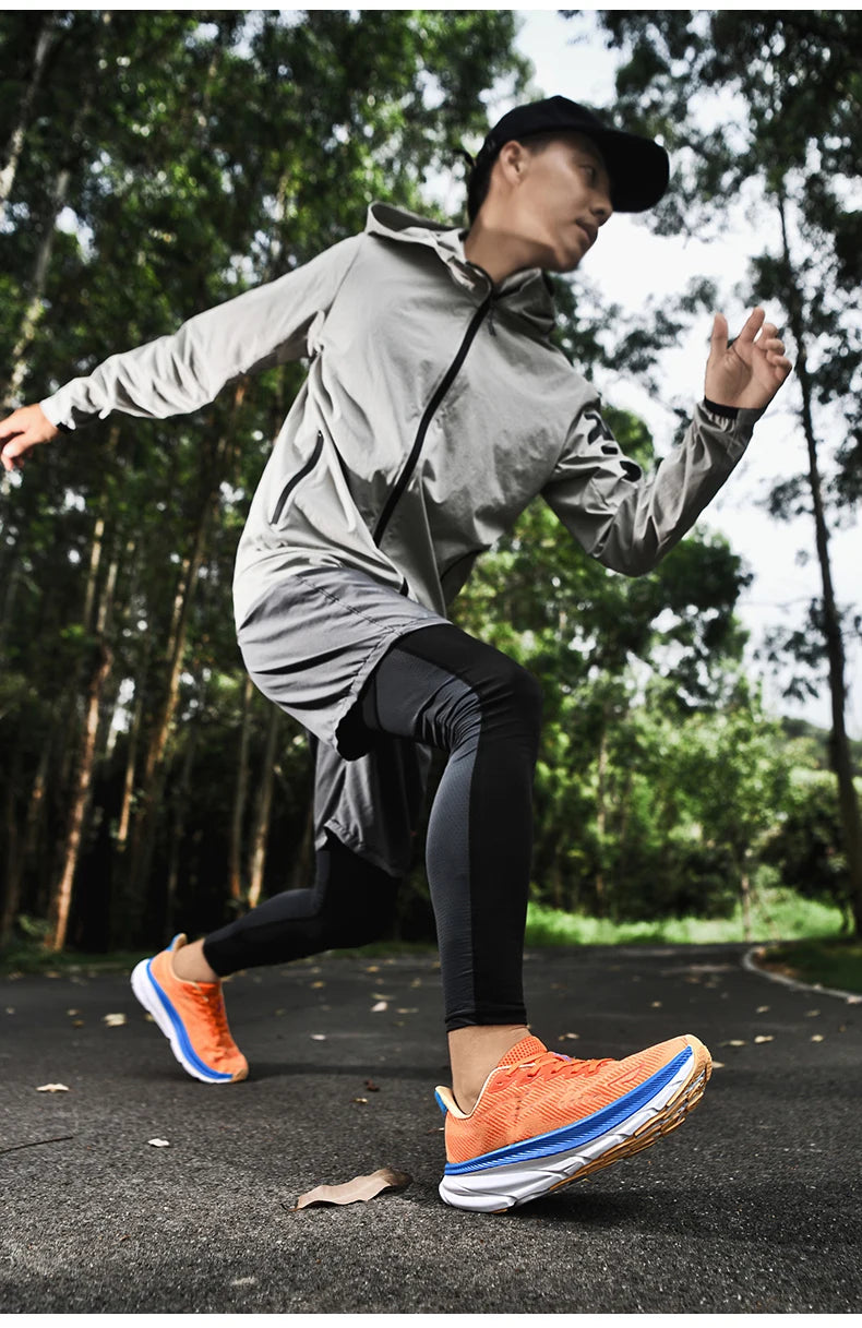 Men's Running Shoes Luxury shoes Couple Outdoor Sneakers Cushioning Breathable Mesh Off-road Trainer Shoes Race Non-Slip Fashion