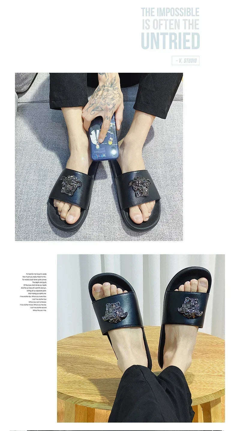 Outdoor Man Summer Slippers Indoor Sandals Men Casual Summer Brand Non-slip Wear-resistant Slippers for Men Ultra Soft Slides