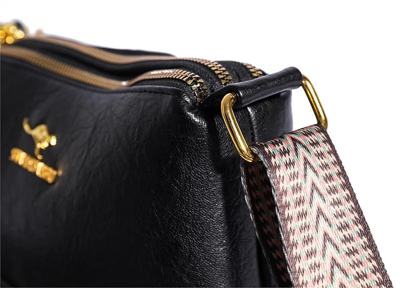 100% Cow Leather High Quality Handbag Purse Women Bag Trend Luxury Designer Shoulder Crossbody Sac Ladies Branded Fashion Totes