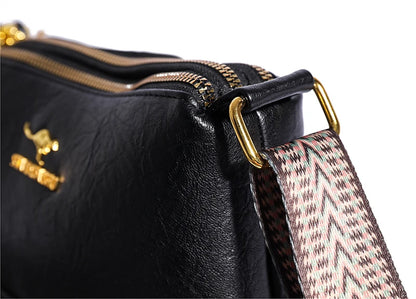 100% Cow Leather High Quality Handbag Purse Women Bag Trend Luxury Designer Shoulder Crossbody Sac Ladies Branded Fashion Totes