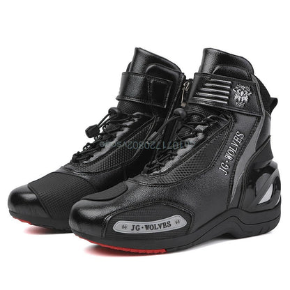 Motorcycle Riding Boots Men Women Knight Outdoor Waterproof Sneakers Shoes Off-road Professional Leisure Protective Riding Boots