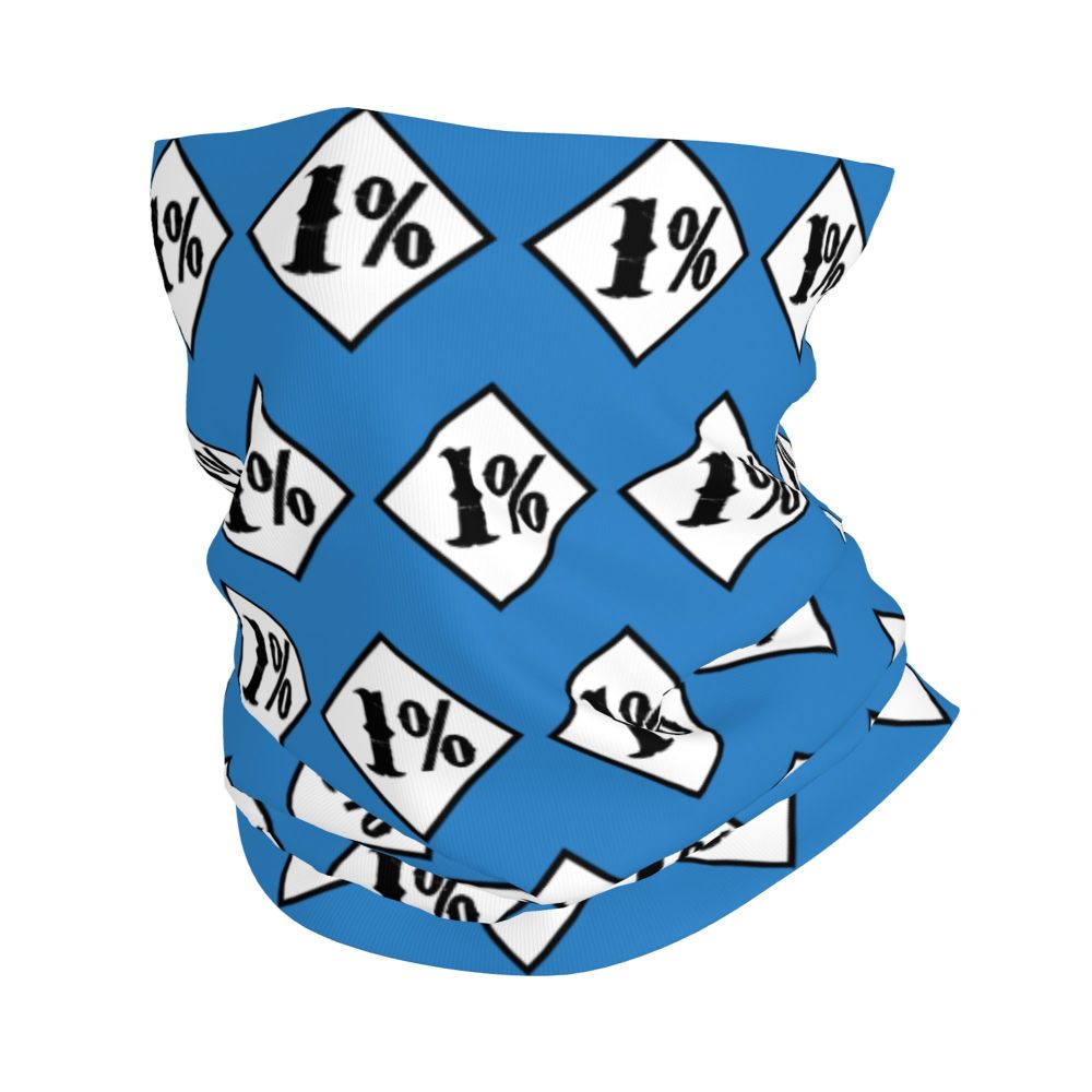 Custom 1 Percenter Essential Sons Bandana Neck Gaiter for Ski Camping Men Women Wrap Scarf TV Show Anarchy Headband Warmer
