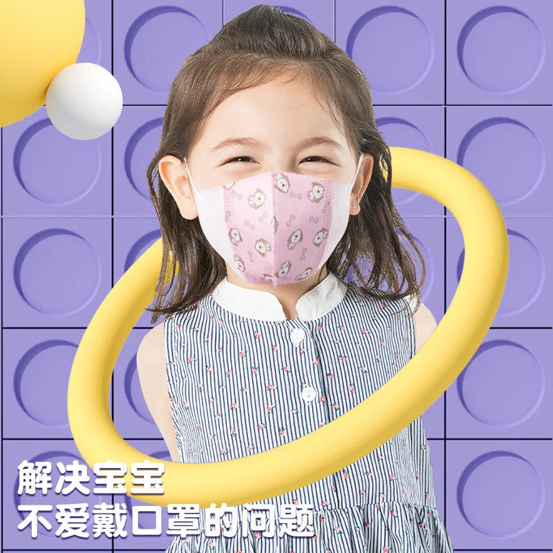 Children's face masks 3D Disposable Male and Female kids Baby 0-3,3-10 Years Old Child Mask Independent Packaging mascarillas