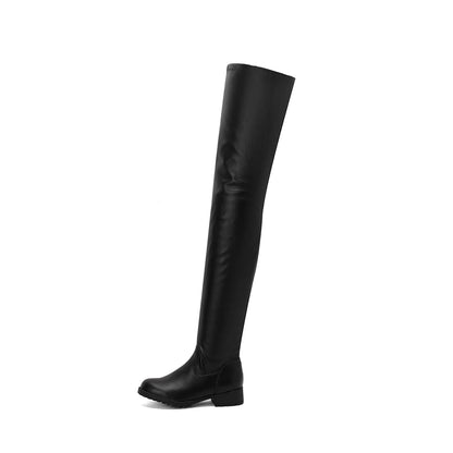 Winter New Plus Size 48 Women's Over The Knee Boots Thick Heel Long Tube Boots Platform Shoes