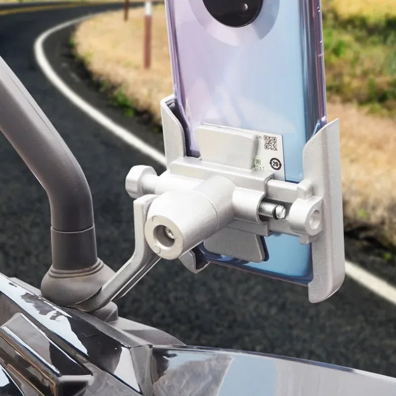 Motorcycle Handlebar Mobile Phone Holder Electric Car GPS Stand Bracket Riding Equipment Holder