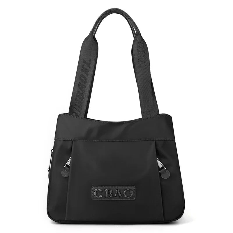 New Women's Bag Luxury Designer Oxford Cloth Handbag Women Shoulder Bag High Quality Fashion Solid Color Female Bags