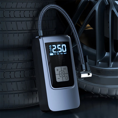 7.4/12V Digital Air Pump 150PSI Smart Air Compressor Portable Tyre Electric Inflator Tire Pump for Vehicle Truck Motorbike Balls
