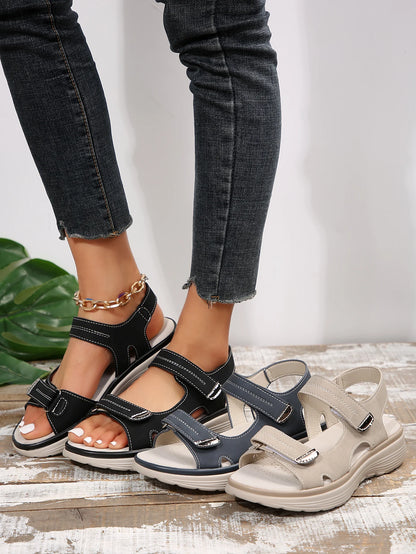 Summer Wedge Sandals for Women 2025 New Fashion Non Slip Beach Shoes Woman Lightweight Casual Platform Plus Size Sandals Women