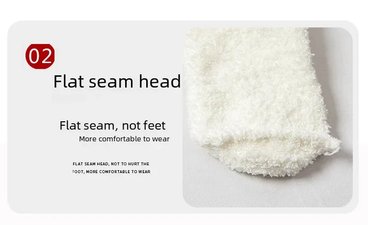 Snug Fleece Over Knee Socks Plush Cozy Winter Fall Sweet Long Female Hosiery Soft Fuzzy Leg Covers Floor Wear2024 New Bulk Deal