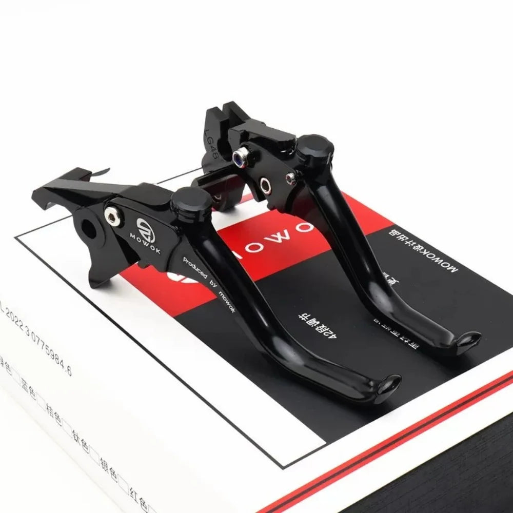 Short two-finger brake lever accessory for Triumph Trident 660 Street Triple 765