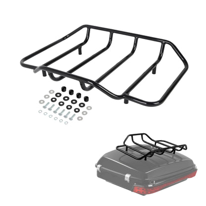 Top Case Moto Tail Bag King Tour Pak Pack Trunk With Turn Signal Led Rack for Harley CVO Road King Street Ultra Glide 2014-Later