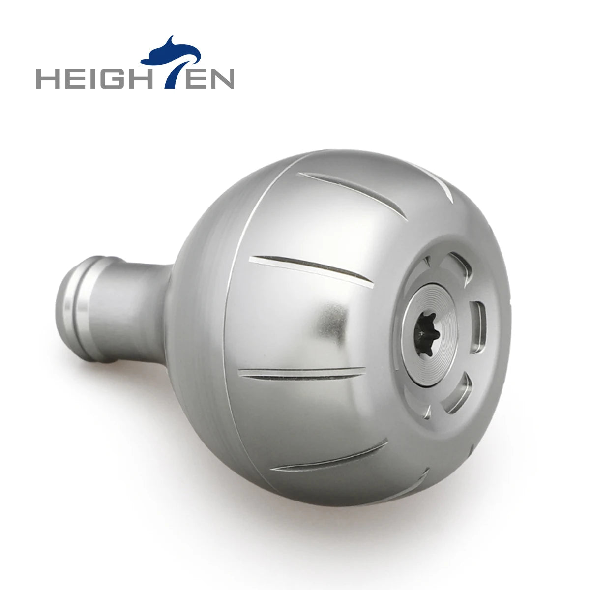 HEIGHTEN Carbon Fiber Fishing Reel Single Cast Spinning Wheel Hand Crank Handle Round Single Grip Fishing Wheel Crankshaft