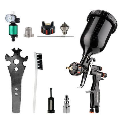 Original PORPHIS MP PHS-155 Paint Spray Gun Professional Automotive Paint Gun For Car Painting Repair Spray Gun Pneumatic tool