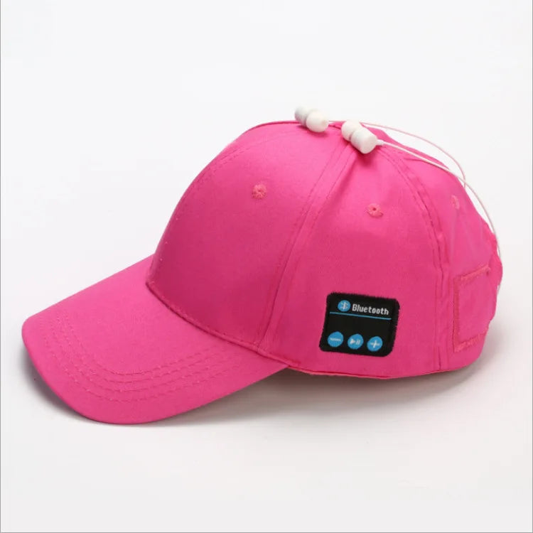 Outdoor Sports Baseball Cap with Visor Wireless Bluetooth Hands-free Music Headphone Hat