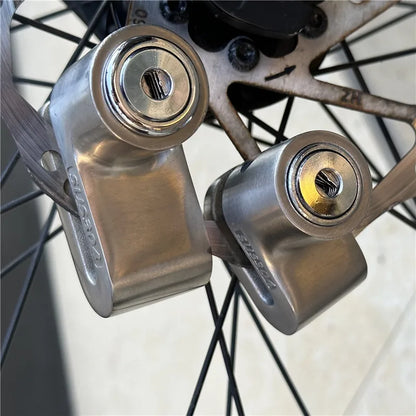Falante Stainless Steel 304 Material Motorcycle Roulette Lock Bicycle Mountain bike stroller Scooter brake Disc Lock 2032 2034