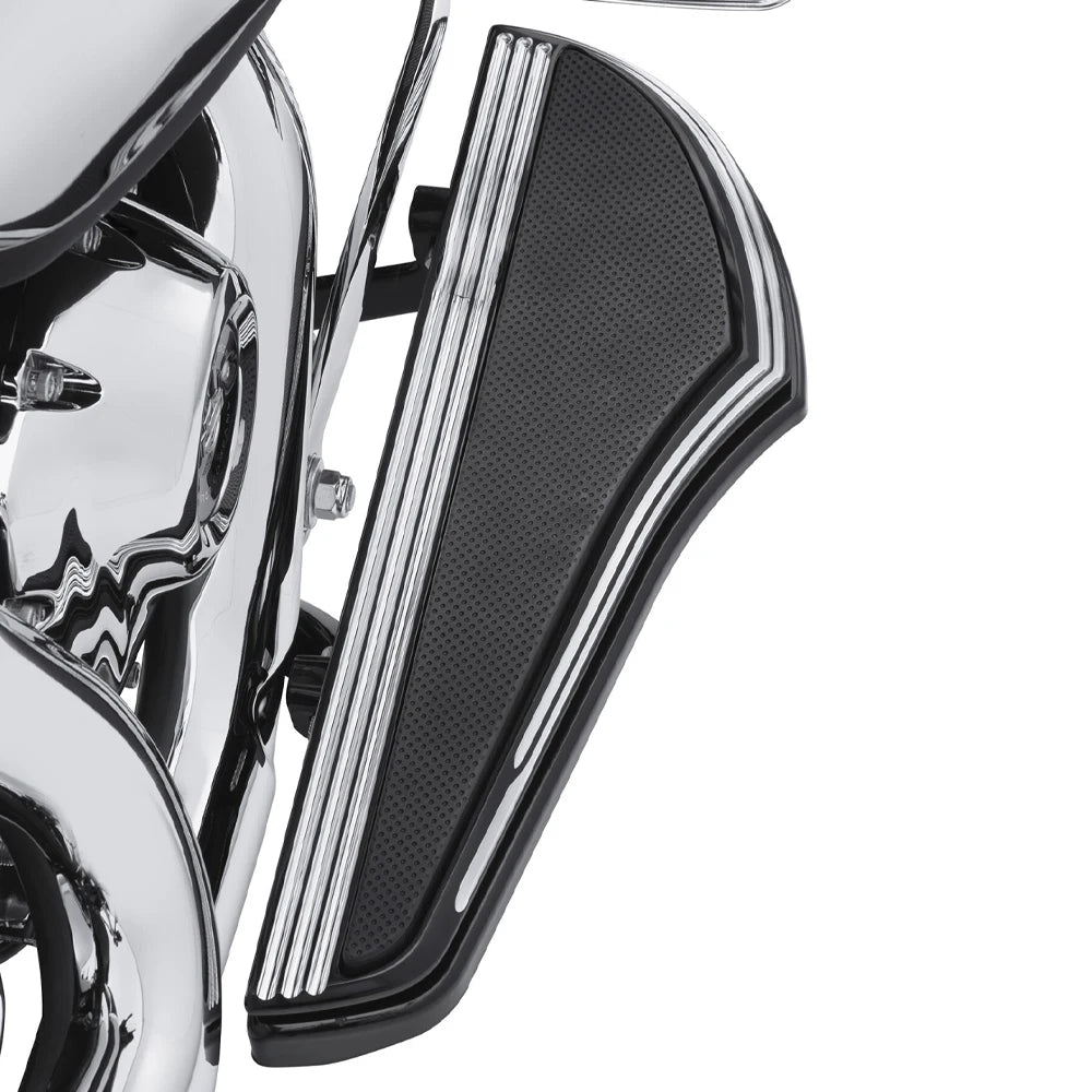 Driver Floorboards Rider Footboard Large Foot Rests Fit For Harley Freewheeler FLRT Revival FLH Heritage Softail Classic Fat Boy