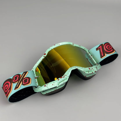 Designer Classic Off Road Goggles Donut Design Motorcycle Riding Glasses Bicycle Protective Eyewear Windproof Dustproof Ski