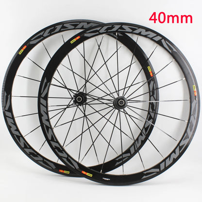 Newest 700C 40mm Road bike 6061 Aluminum alloy bicycle wheelset clincher rim Thru Axle center lock Disc brake hub for 8/9/10/11S
