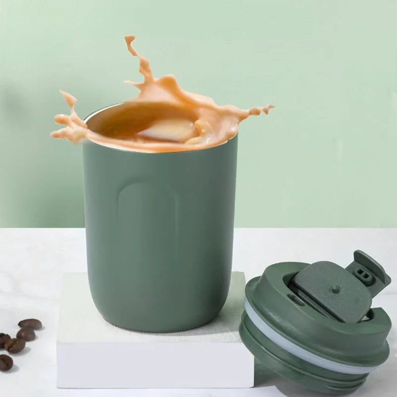 Mini Travel Thermal Mug Coffee Cups Hot Coffee Thermos Portable 316 Stainless Steel Thermos For Tea Thermal Water Bottle Mug