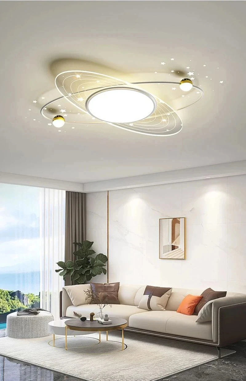 Modern Simple LED Ceiling Lamp Home Decor Bedroom Study Fixture Creative Dining Living Room Lights Children's Room Chandelier