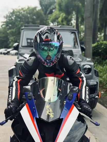 New Spider Motorcycle Helmet Full Face  Long Visor Racing Off-Road Helmet Double Lens Cascos Para Moto Capacete DOT Casco Moto