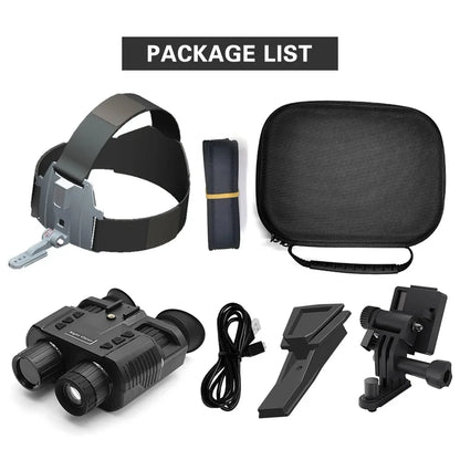 NV8000 Best 800M 4x 1080P Infrared Thermal Monocular Binoculars Hunting Night Vision Goggles Dual Screen Night Vision Dual Tube