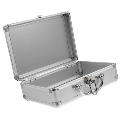Aluminum Alloy Multi Function Portable Tool Case Briefcase For With Lock Small Size Hard Shell Storage Suitcase Instrument