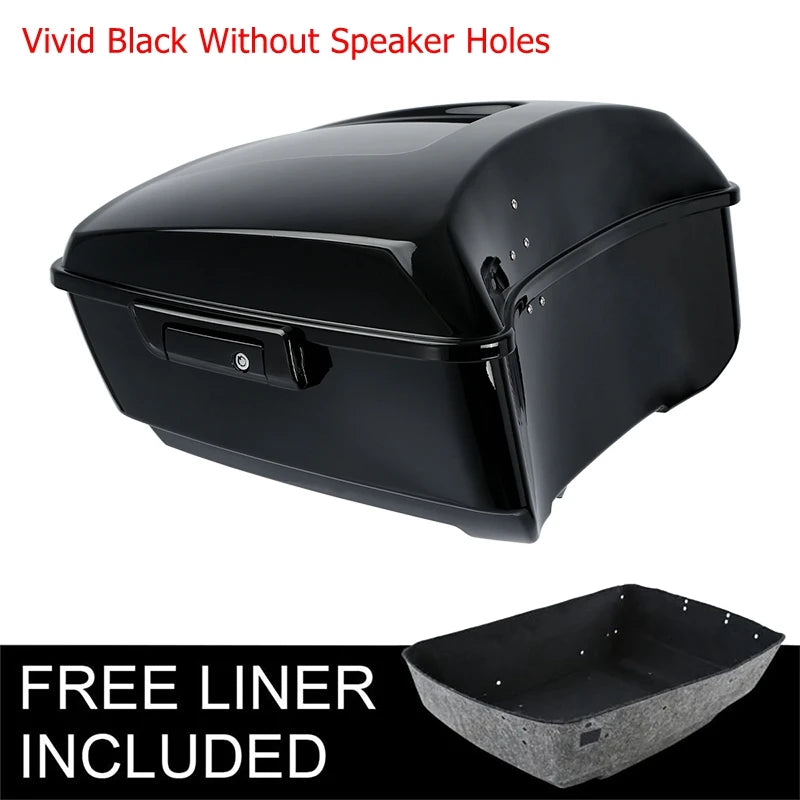 Motorcycle Razor Chopped King Trunk Latches For Harley Touring Road King Street Glide Road Glide 2014-2025