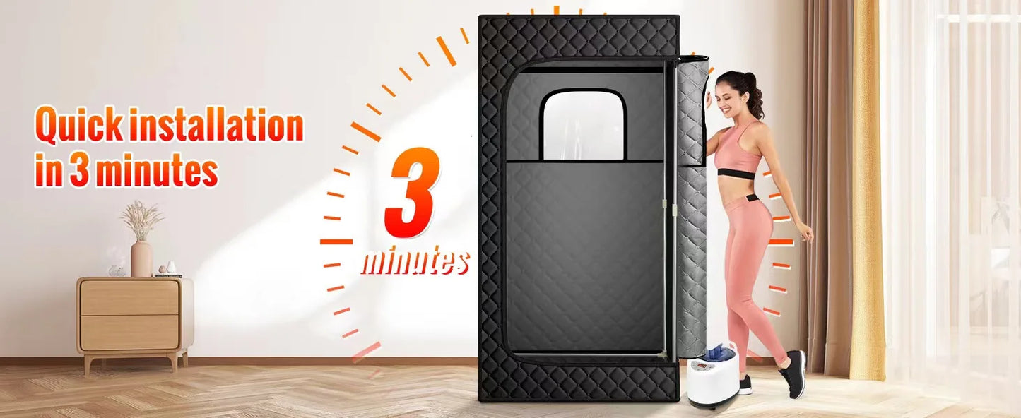 Full Body Home Spa Slimming Wet Steam Small Saunas Room Moderns Body Steam Bath Sauna Tent Portable