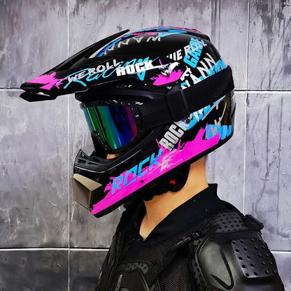 four seasons Racing Helmets Motorcycle Helmet  riding helmet and  rally Helmet Large adv Sports helmet Motocross Helmet Casco