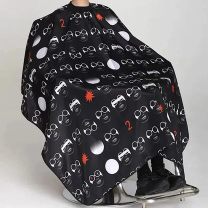 Professional Salon Hair Cutting Cape Barber Cape for Men/Women Adjustable Snap Button with Waterproof Hairdressing Salon Cloak