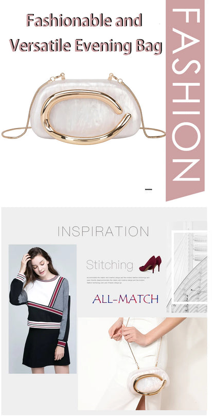 Fashion Women's Handbag Bride Metal Gold Women Luxury Evening Banquet Clutch Bag Shoulder Wedding Purse Party Crossbody Bag