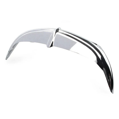 Chrome/Black Motorcycle Head Light Batwing Eyebrow Eyelid Fairing Accent Trim For Harley Electra Street Glides Trikes 1996-2013